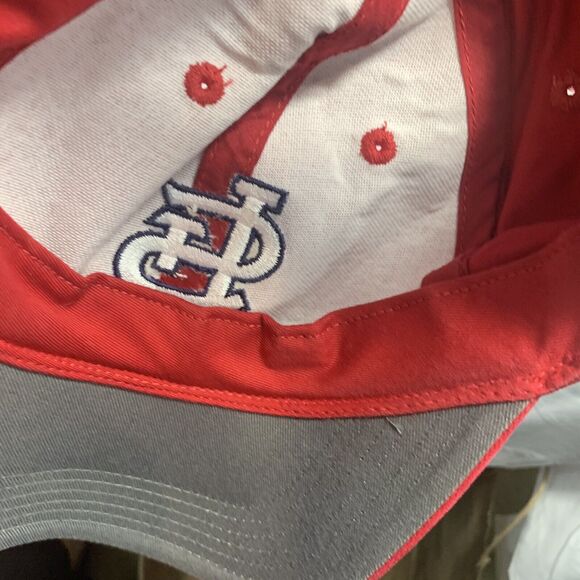 St. Louis Cardinals T.E.I. Adjustable Hat Cap Dad Father Men MLB Baseball Red - Picture 9 of 12
